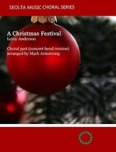 A Christmas Festival SATB choral sheet music cover